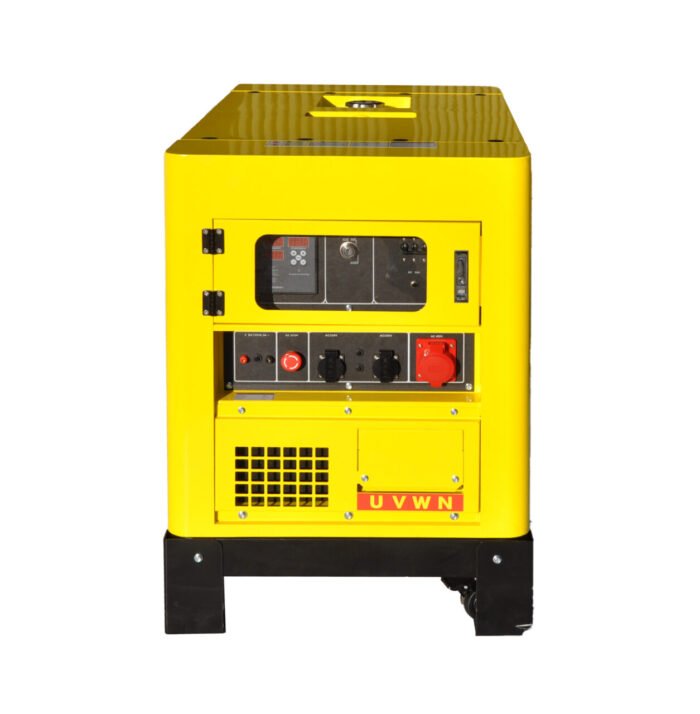 Grupo electrógeno diésel cabinado insonorizado 14 kVA - 220 V-380 V / 50 Hz trifásico GVDCW-18000 T - Imagen 3